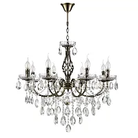 Люстра подвесная Linn 8190/8 Lumion без плафона на 8 ламп, основание античное латунь в стиле классический Люстра подвесная Linn 8190/8 Lumion без плафона на 8 ламп, основание античное латунь в стиле классический